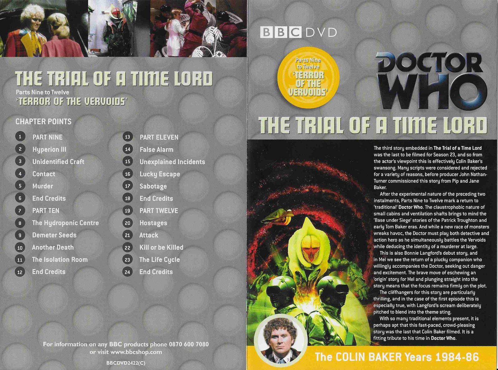 Inserts from BBCDVD 2422C